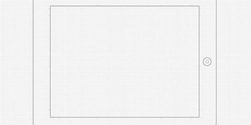 iPad Application Sketch Template
