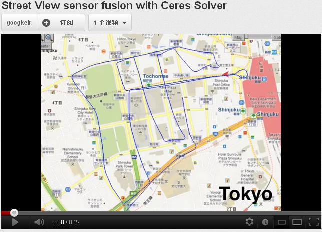 Street View sensor fusion with Ceres Solver